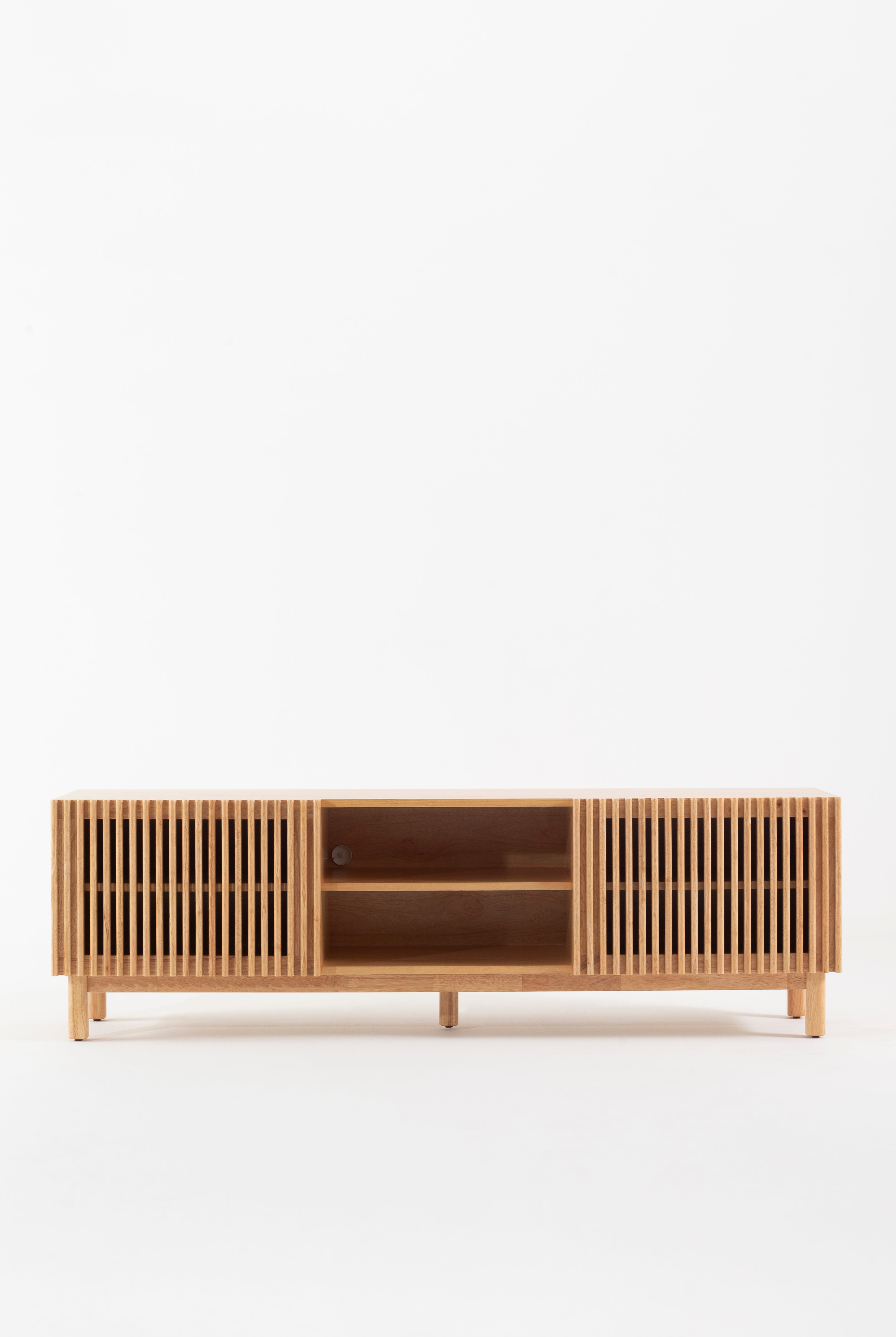 Julian Natural Wooden Media Unit