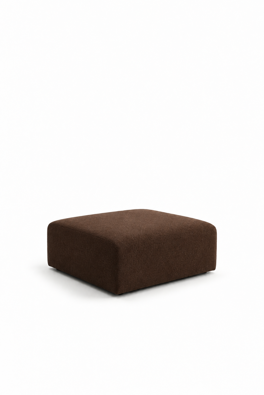 Kallia Cocoa Brown Ottoman in ST-4012-12 fabric