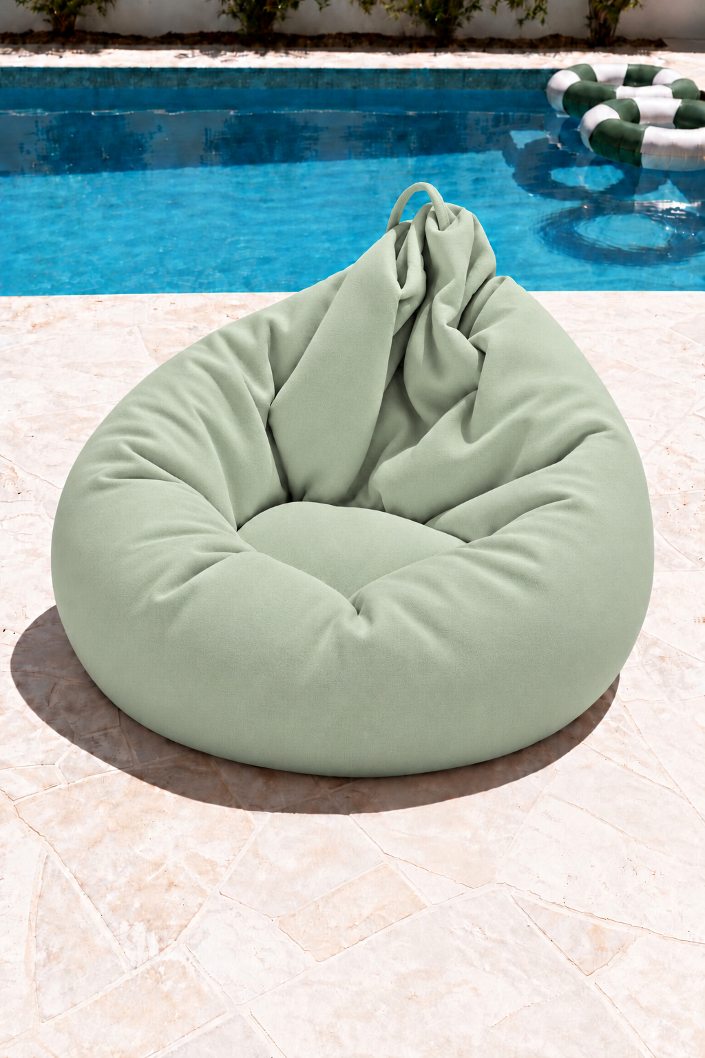 Nerlo Mint Green Outdoor Bean Bag