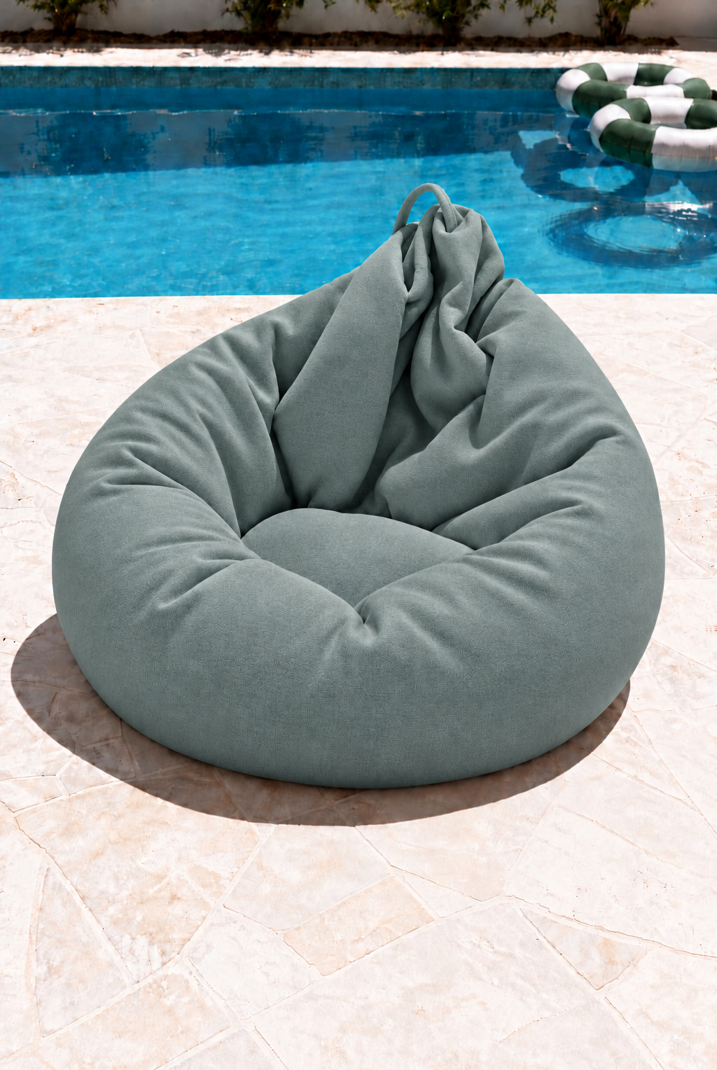 Nerlo Sage Green Outdoor Bean Bag