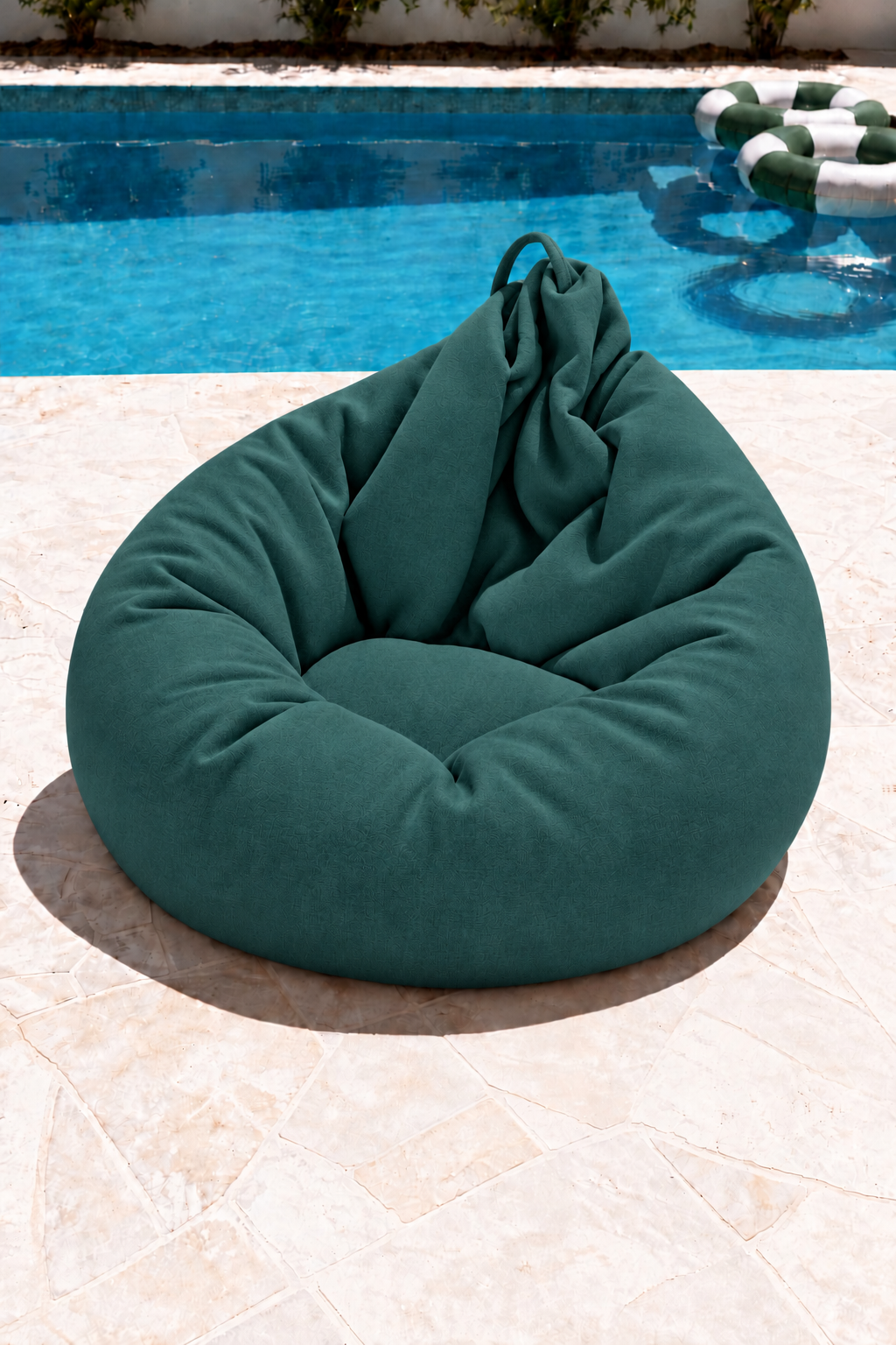 Nerlo Teal Green Outdoor Bean Bag