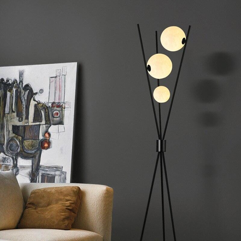 Black 3 Bubble Floor lamp Homekode