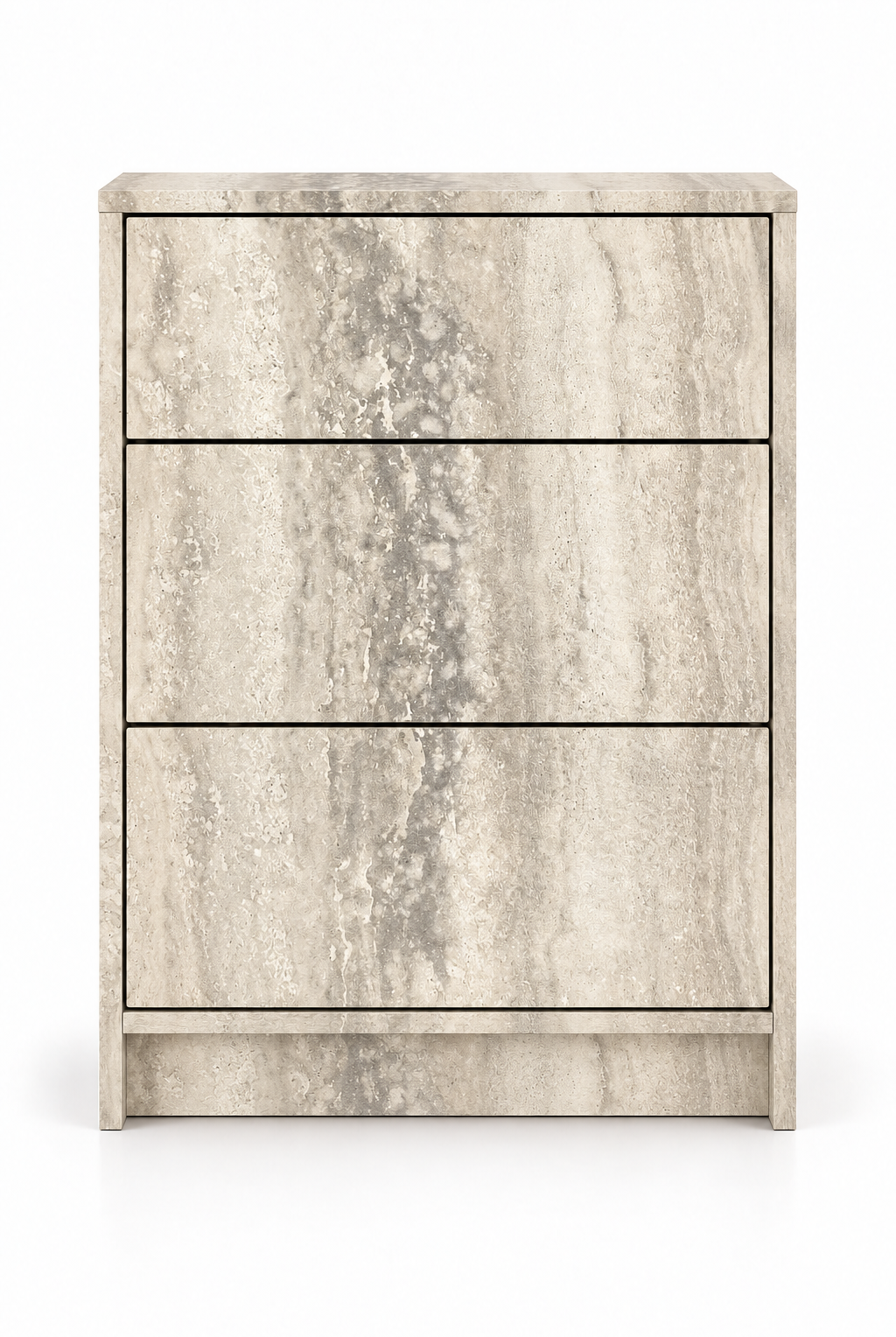 Orelvane Warm Greige Wooden Shoe Cabinet view 2