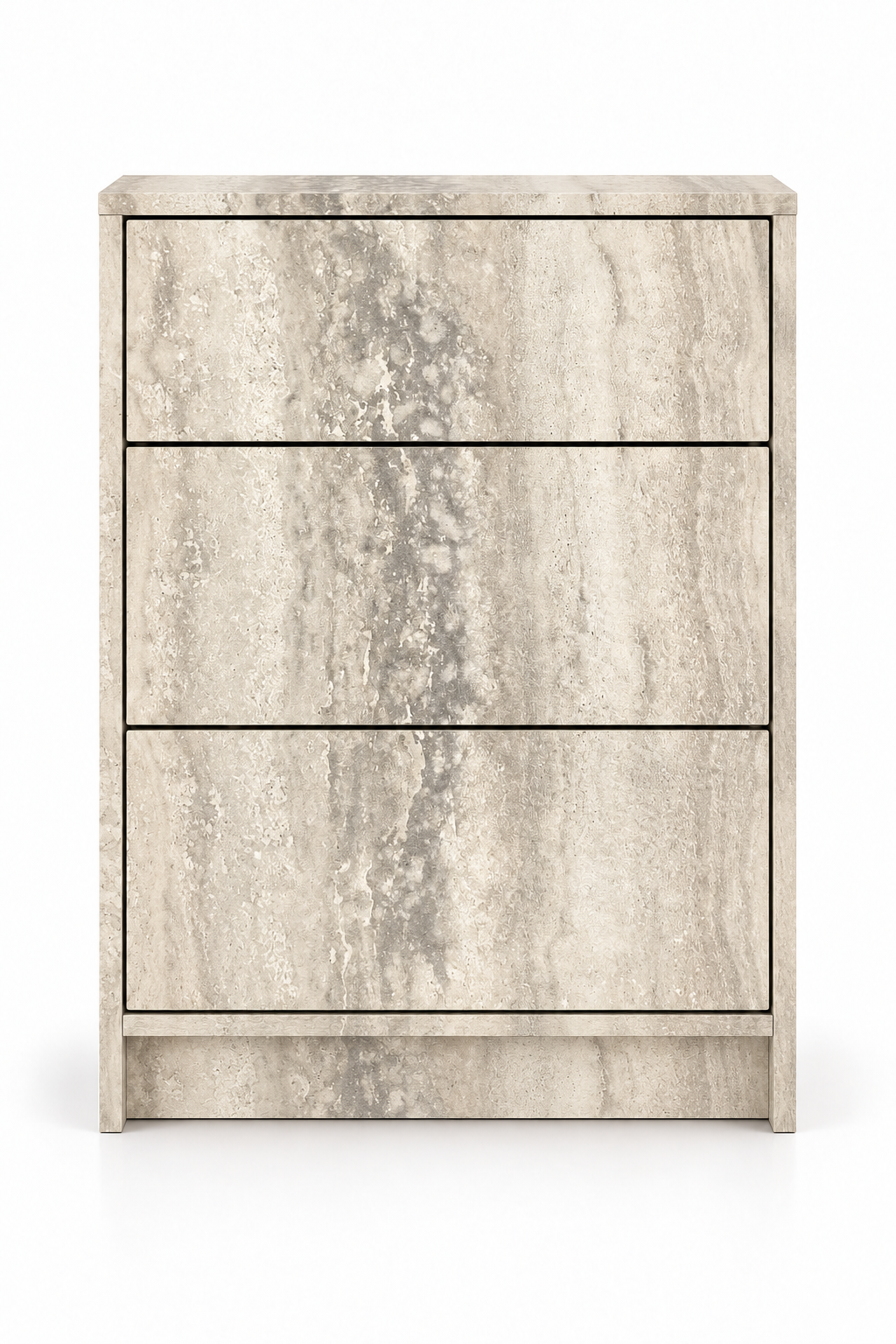 Orelvane Warm Greige Wooden Shoe Cabinet view 2