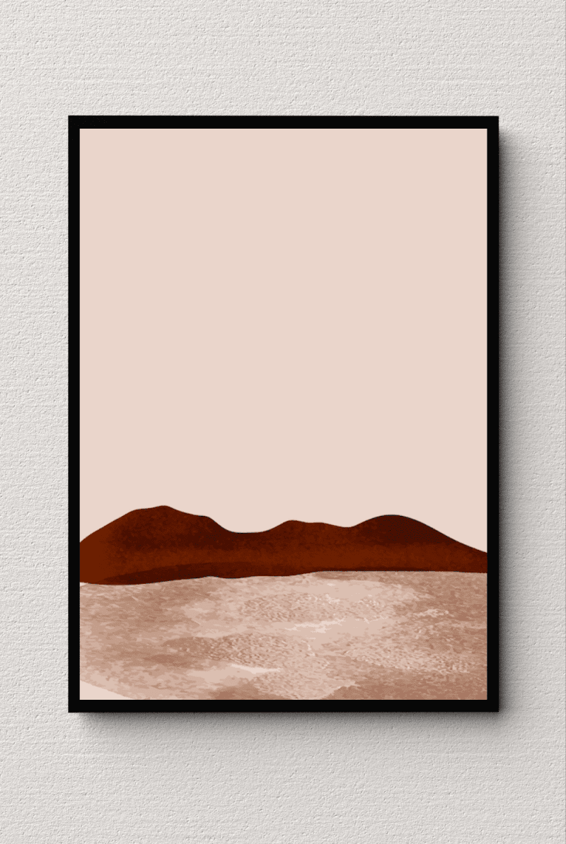 Arid Serenity Wall Art II