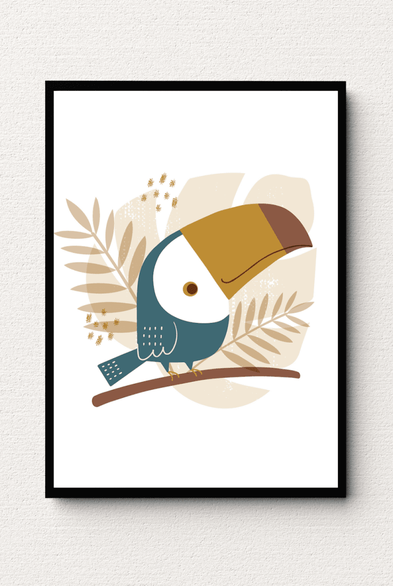 Botanical Bird Haven Wall Art