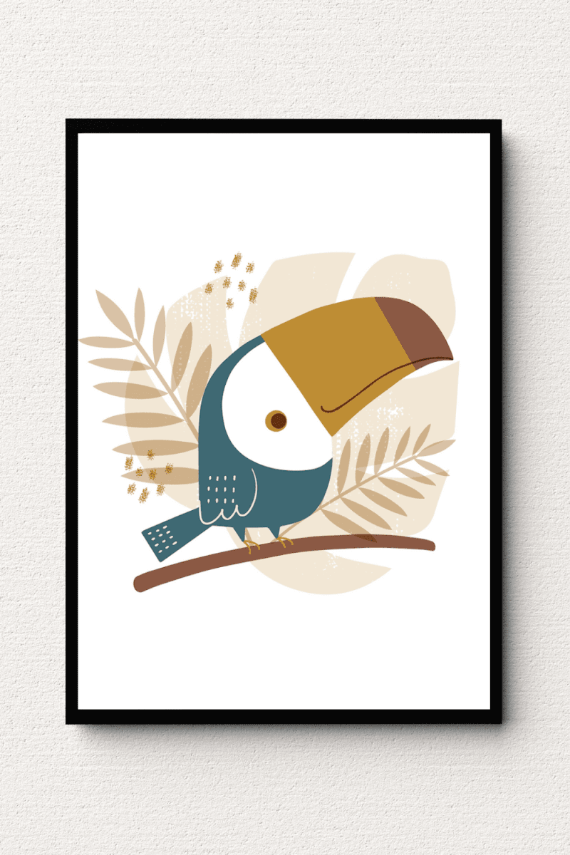 Botanical Bird Haven Wall Art