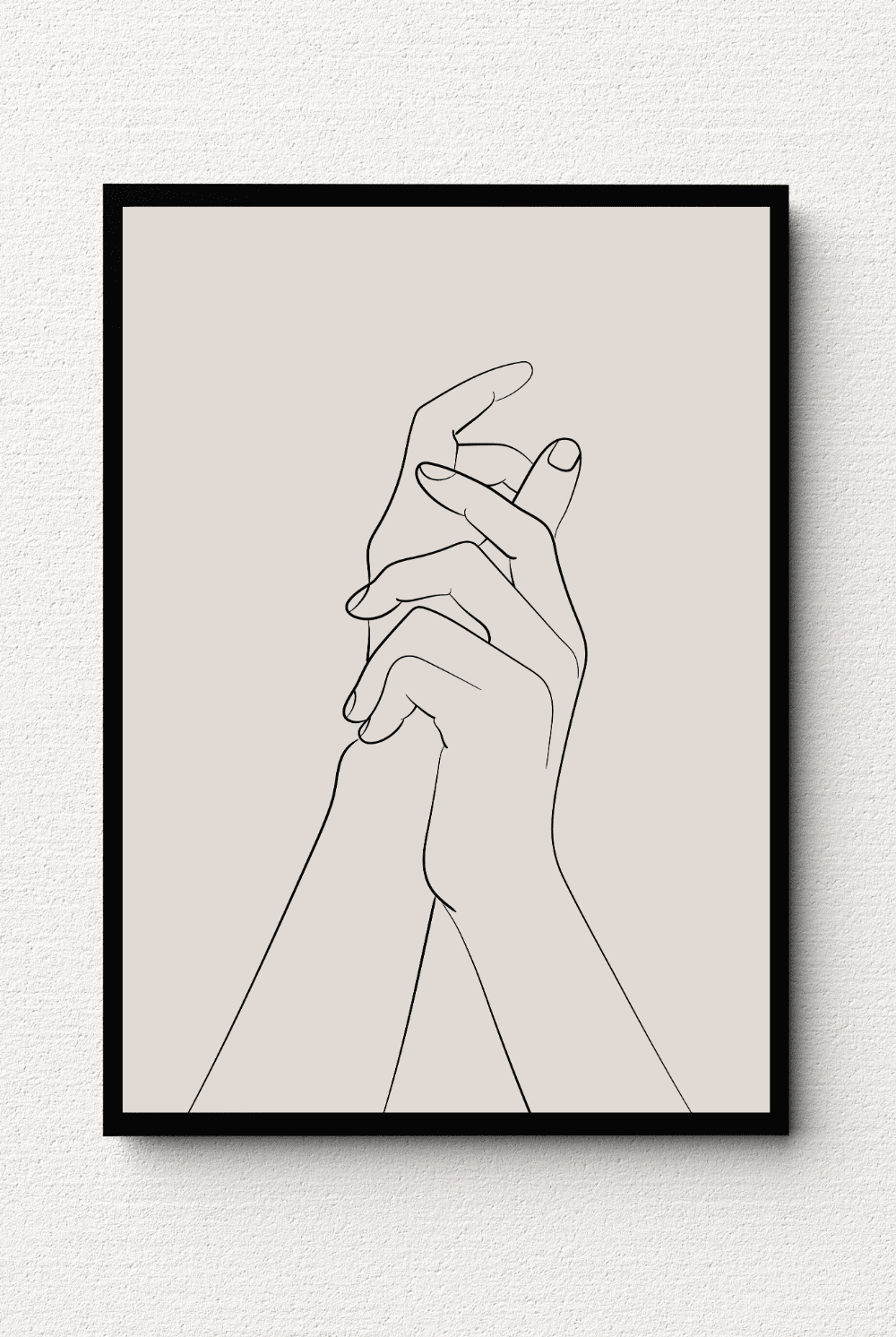 Affectionate Touch Abstract Wall Art