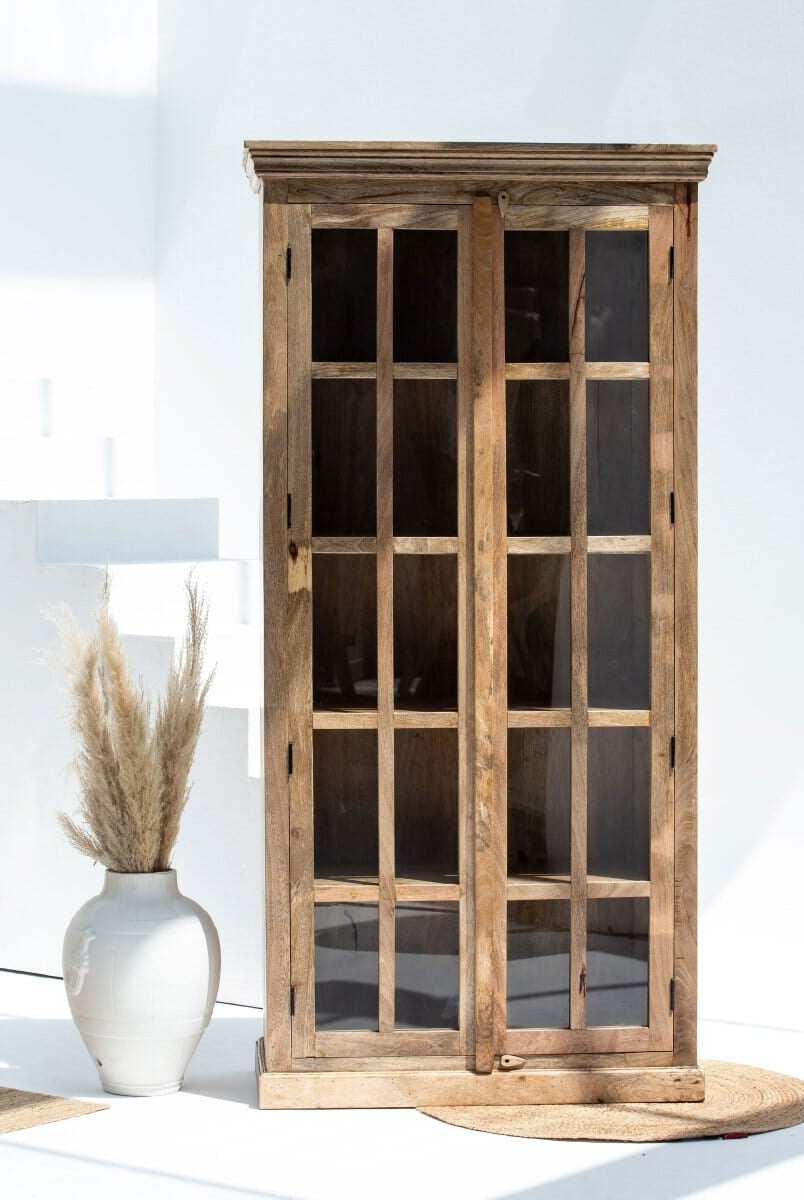 Glass & Wood Cabinet