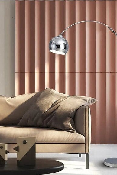 Silver arched Floor Lamp Homekode