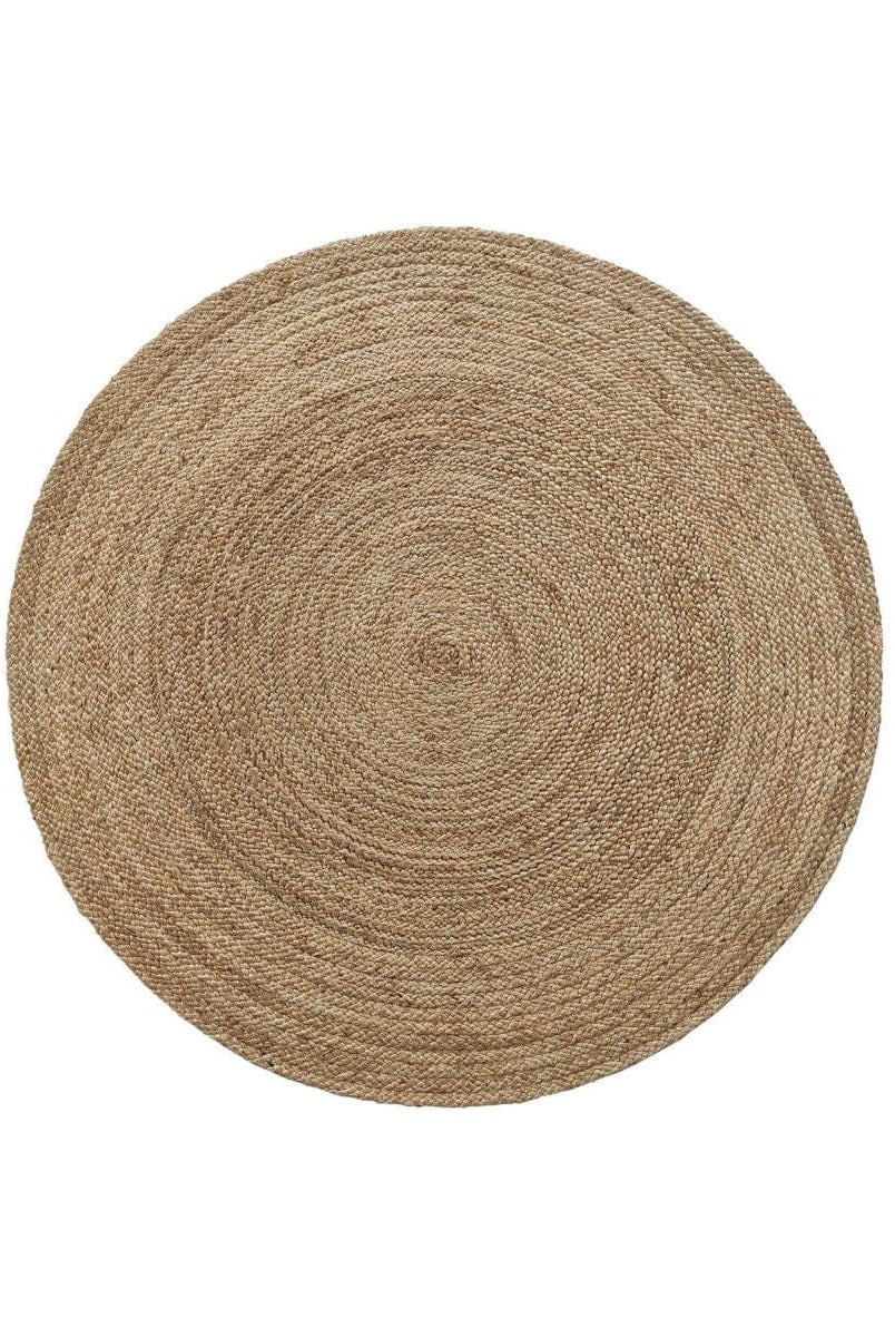 Serenity Circle - Natural Braided Jute Round Rug (200 CM)