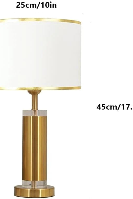 Gold Fabric Table Lamp Home Homekode