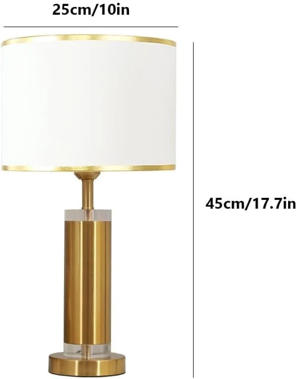 Gold Fabric Table Lamp Home Homekode