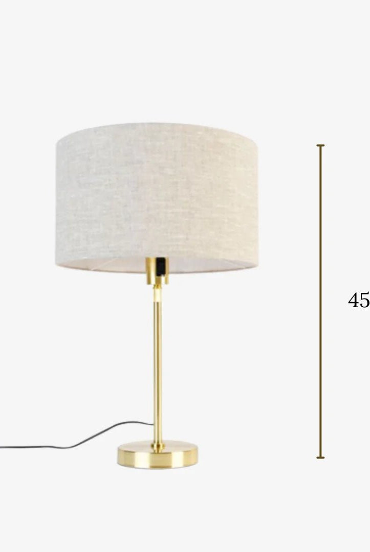 Classic Beige Table Lamp (45 CM) Homekode