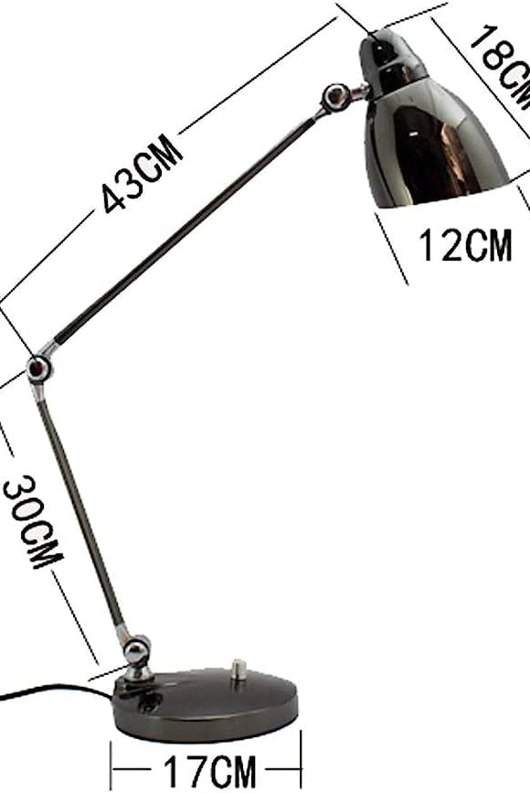 Silver Desk Table Lamp Homekode