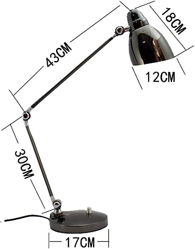 Silver Desk Table Lamp Homekode