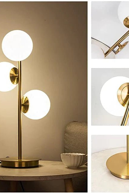Gold Bubble Table Lamp (3 Bulbs) Homekode