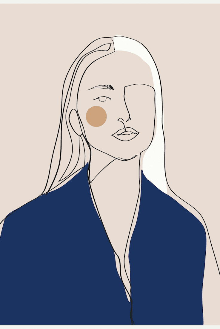 Azure Muse Wall Art