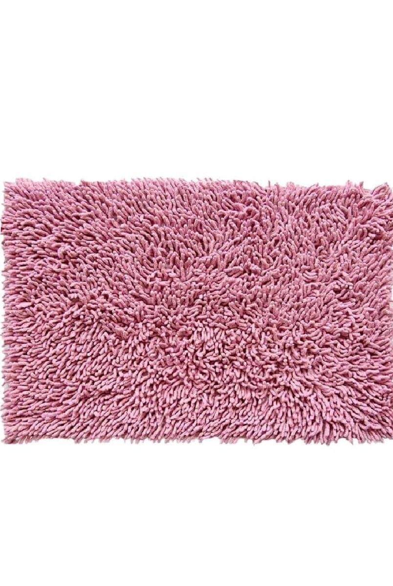 Pink Shaggy Bath Mat (2 Sizes)