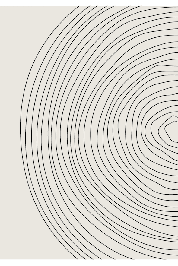 Celestial Crescents Wall