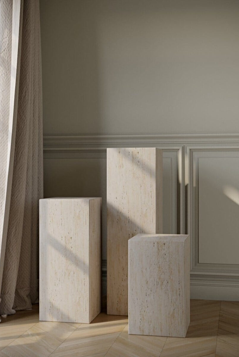 Travertine Plinth