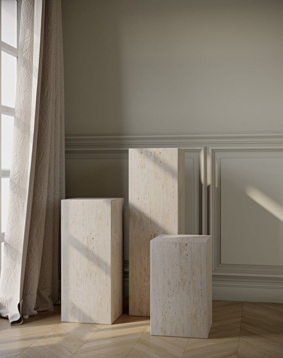 Travertine Plinth