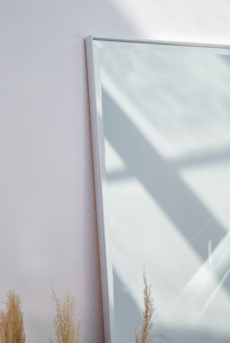 Silver Rectangular PVC Fe Mirror (4 SIZES AVAILABLE) Mirrors Homekode