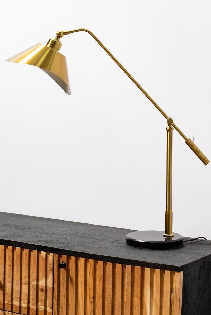 Golden Metal Desk Table Lamp