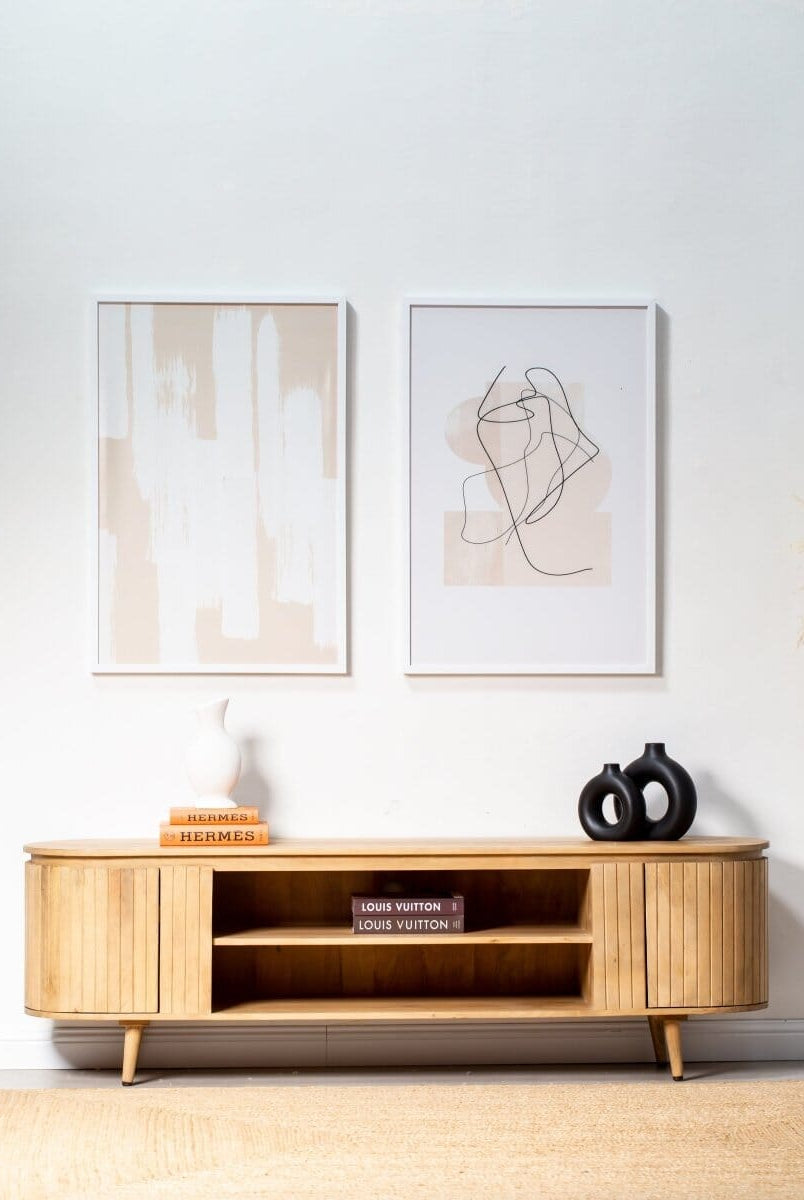 Autumn Slat Media Unit