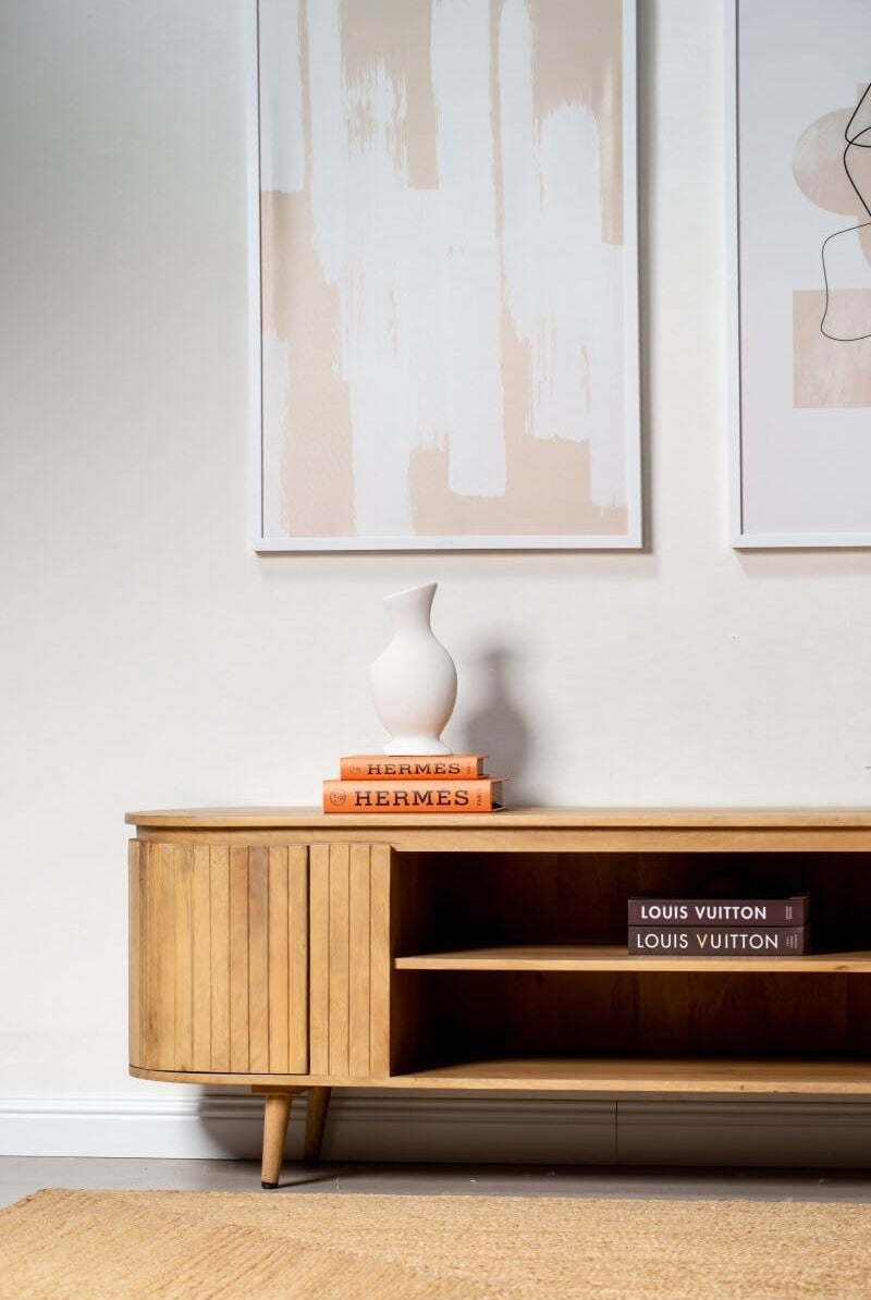 Autumn Slat Media Console Homekode