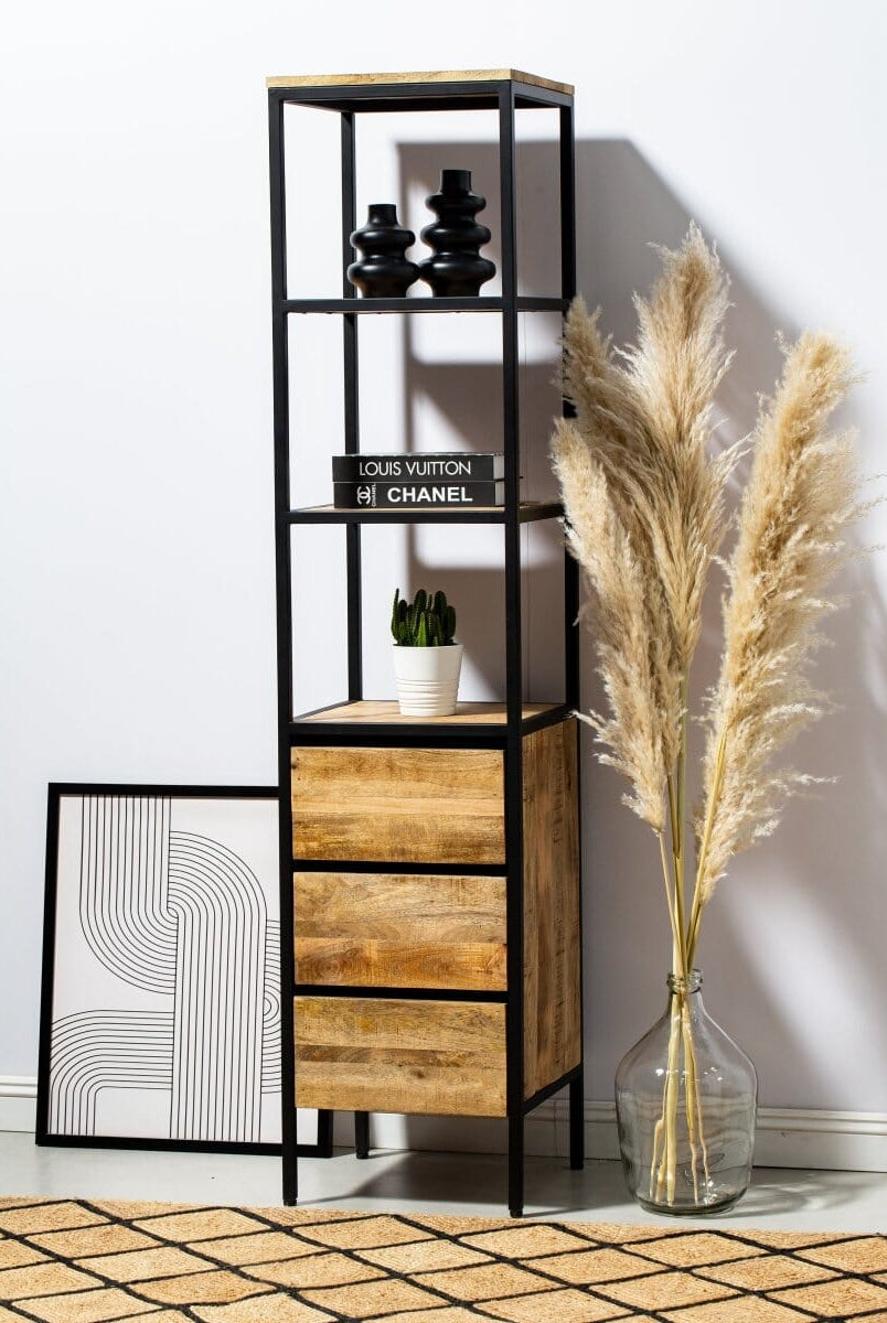 3 Drawers Cabinet with 3 Shelves