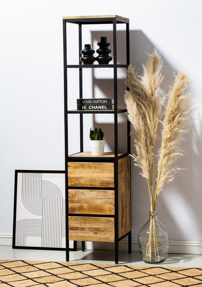 3 Drawers Cabinet with 3 Shelves