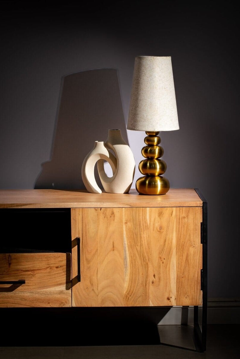 Two Drawers with Two Doors TV Console Homekode