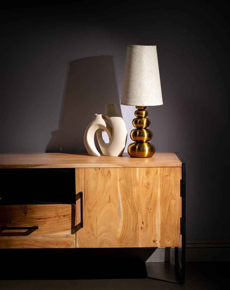 Two Drawers with Two Doors TV Console Homekode