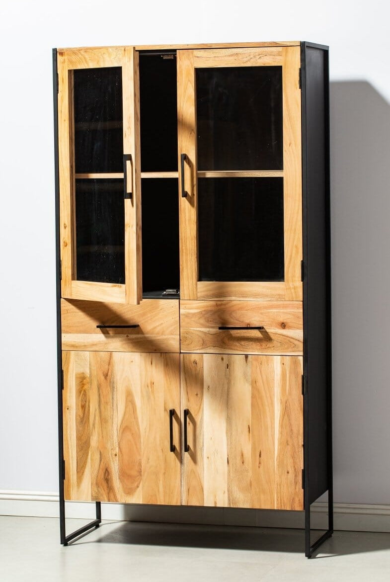 Display Cabinet with Four Doors Homekode