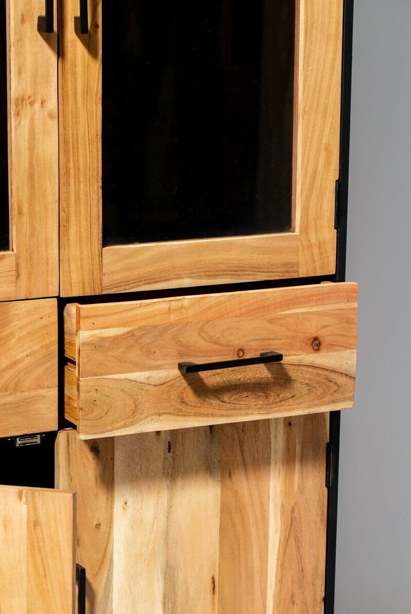 Display Cabinet with Four Doors Homekode