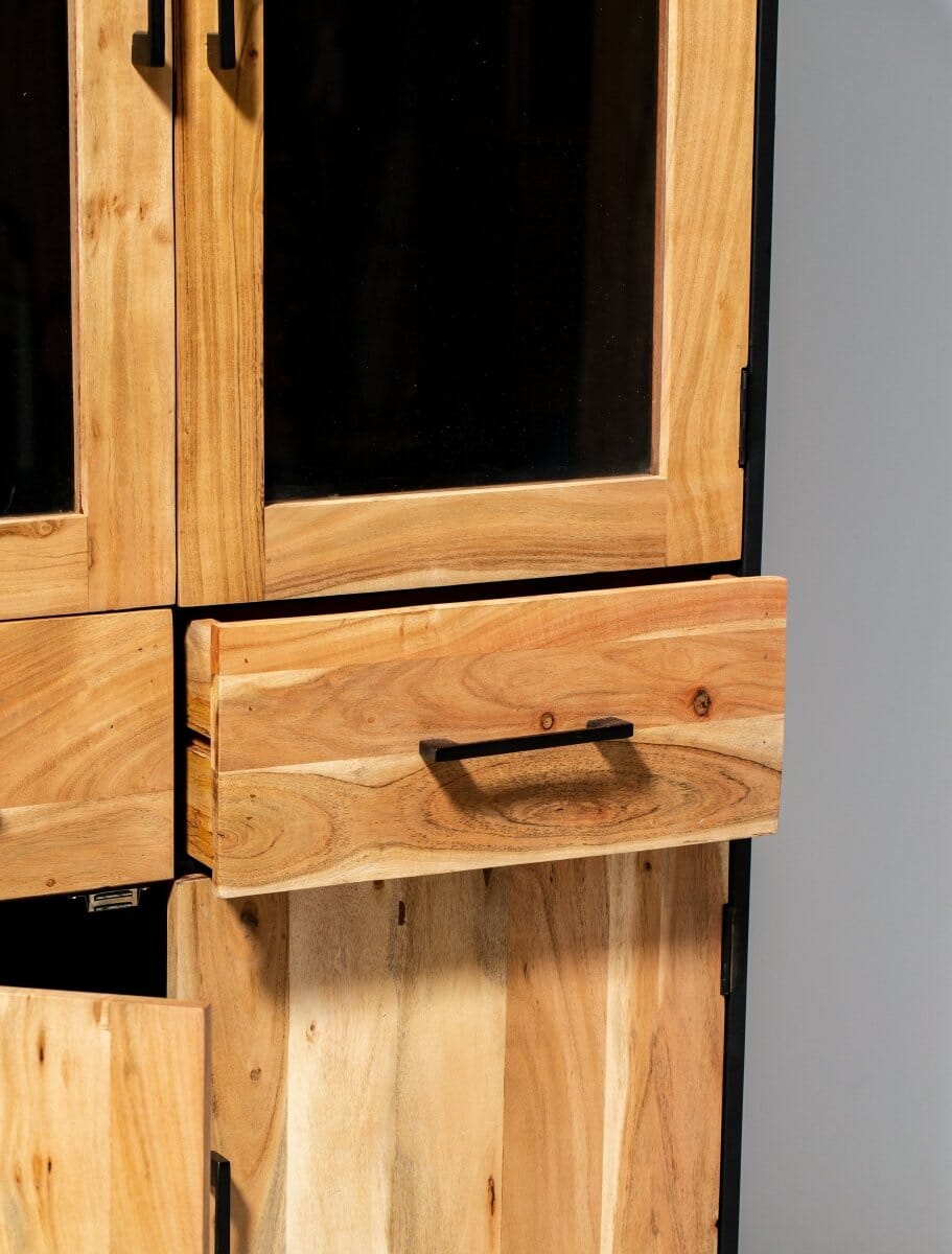 Display Cabinet with Four Doors Homekode