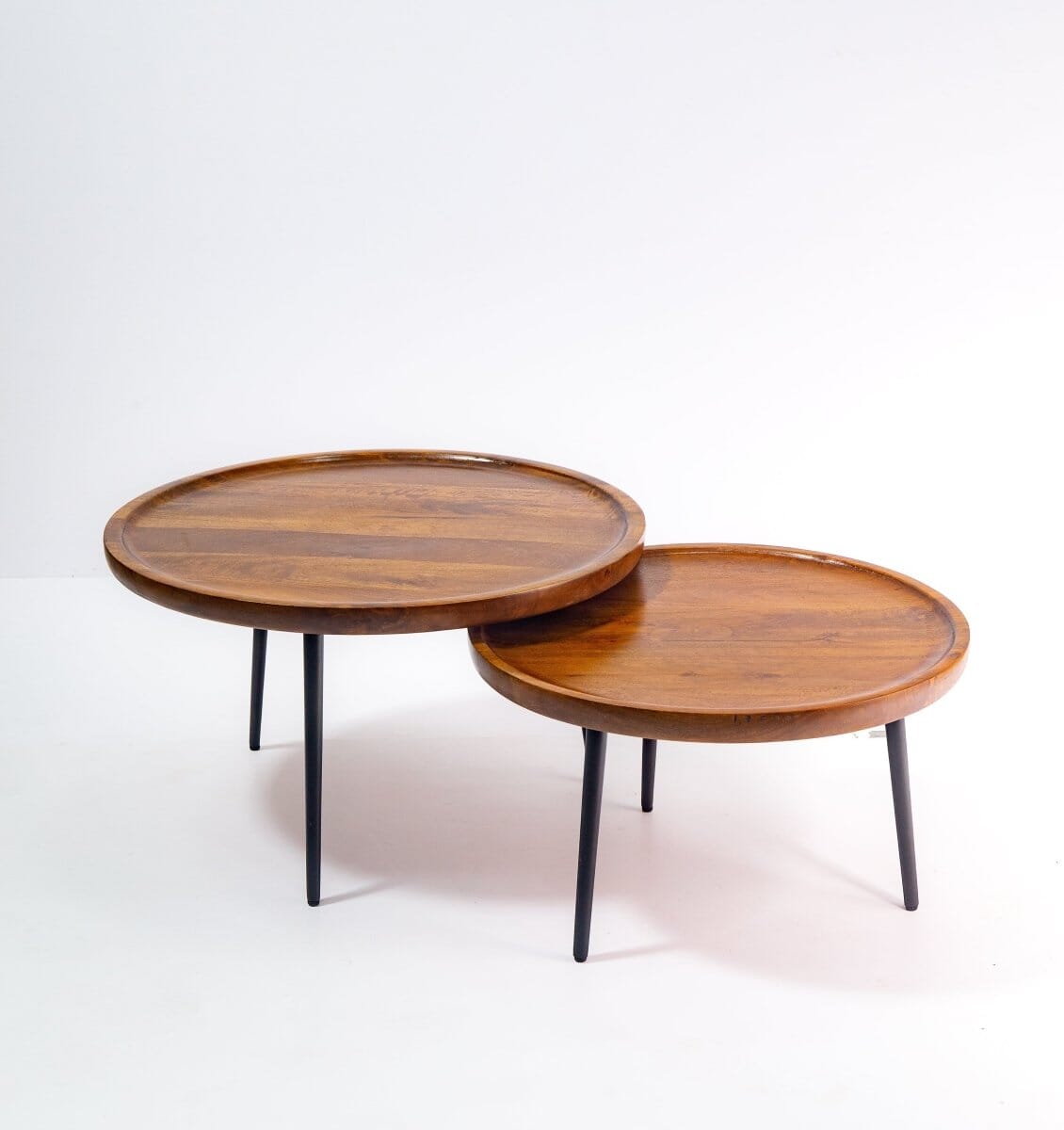Cyra Nesting Wooden Coffee Table Coffee Tables Homekode