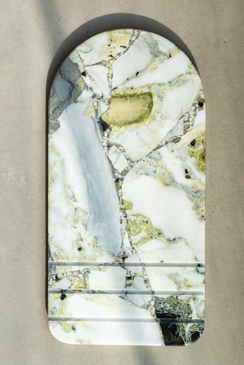 Viridis Arched Marble Tray