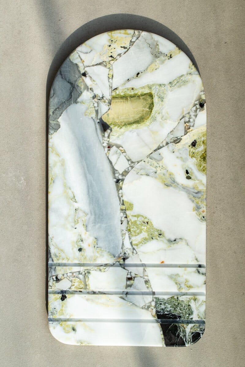 Viridis Arched Marble Tray