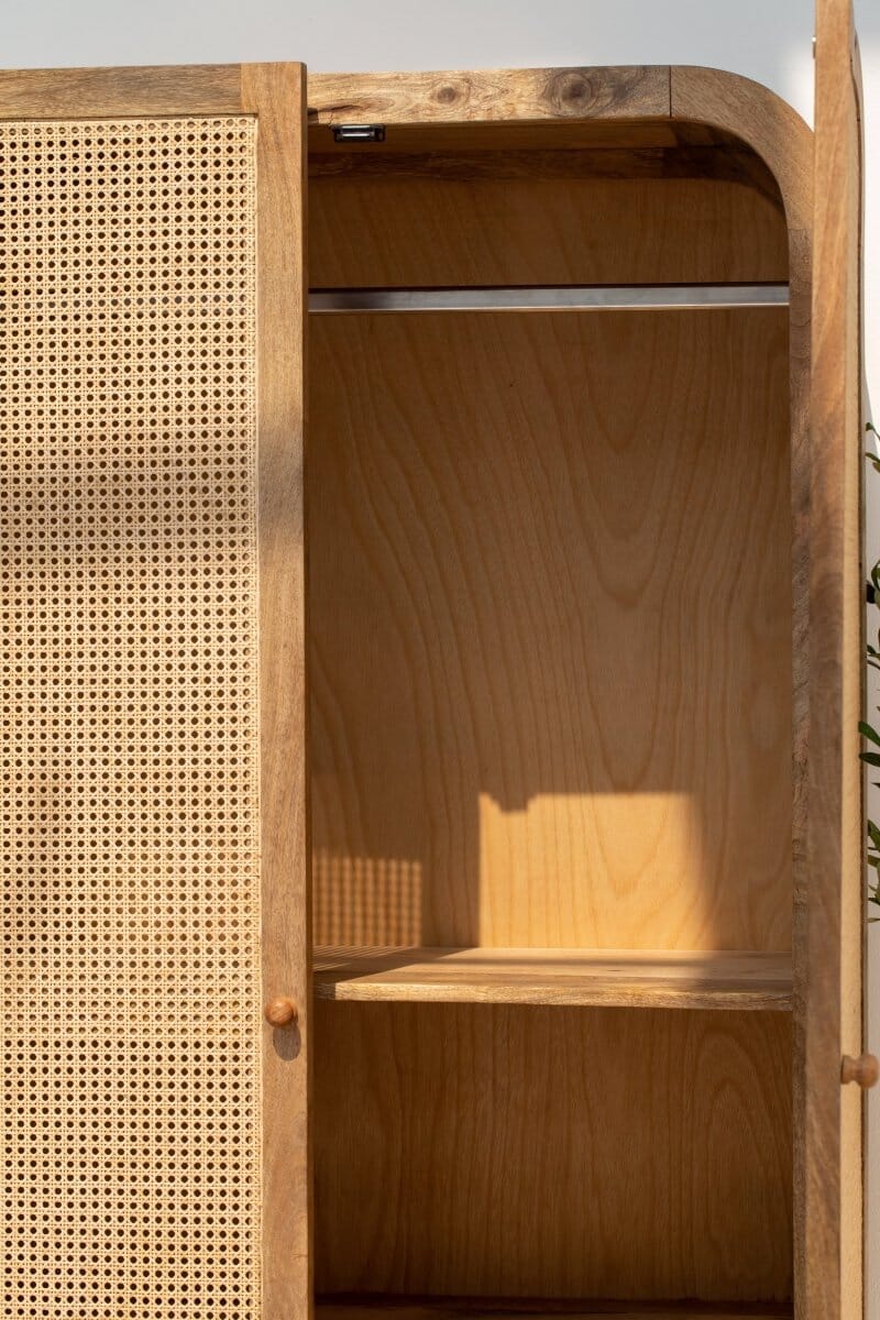 Azura Rattan Door Arch Top Cabinet Homekode