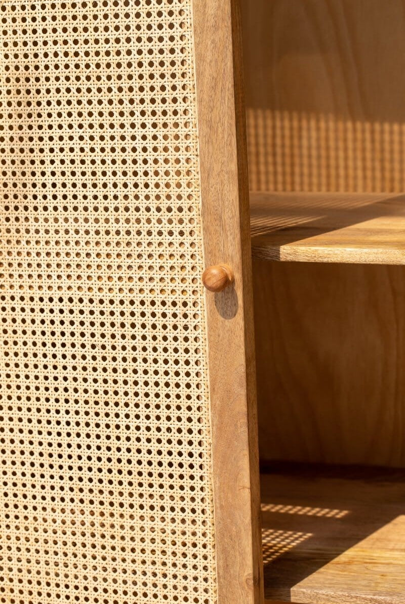 Azura Rattan Door Arch Top Cabinet Homekode