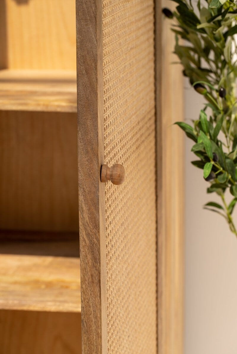 Azura Rattan Door Arch Top Cabinet Homekode