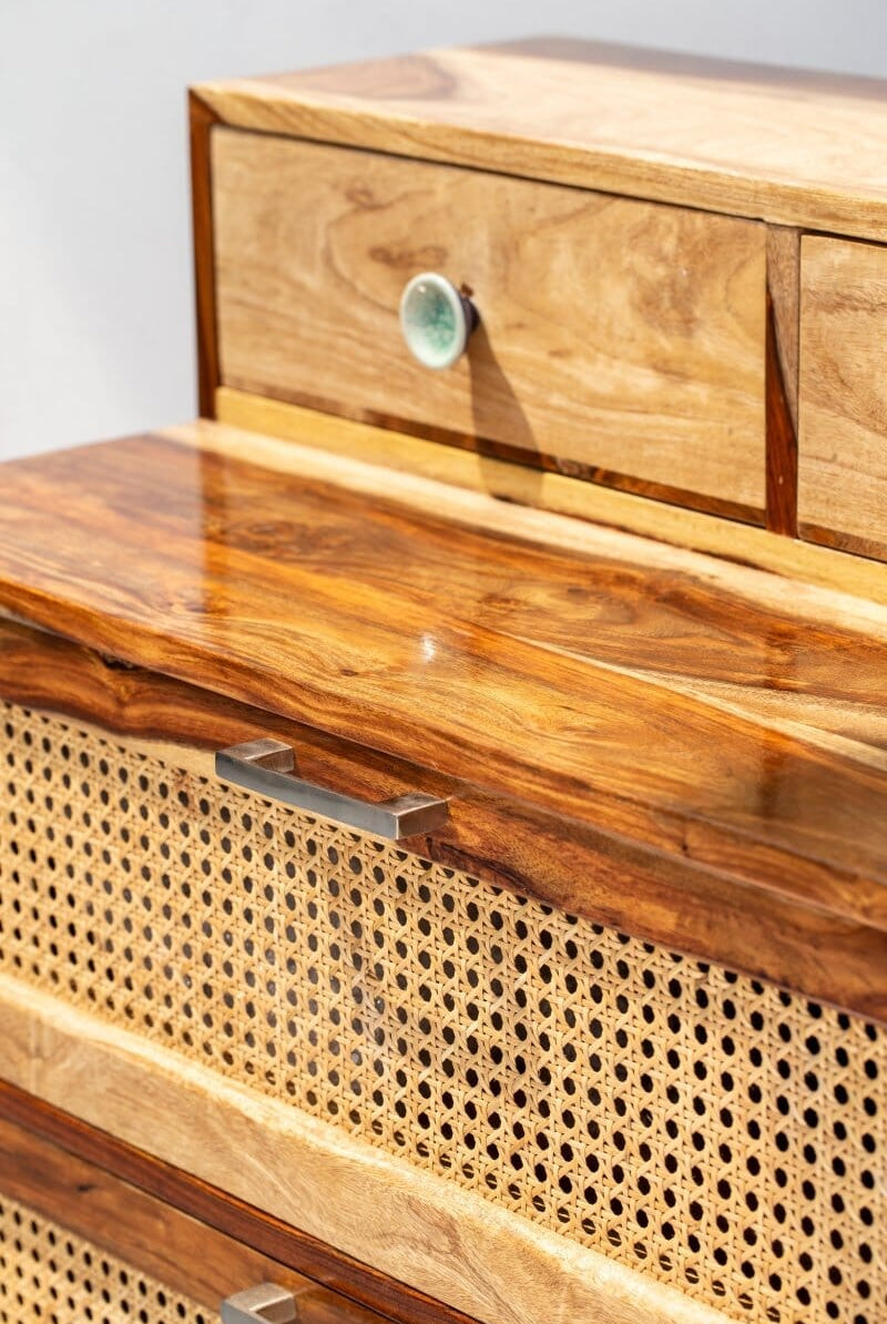 Aspen 6 Drawers Wooden Cabinet Homekode