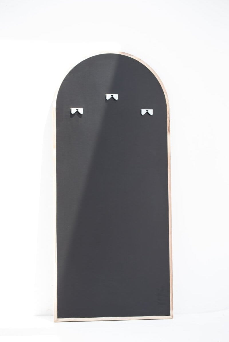 Eleanor Light Wood Arch Mirror (180x80 CM) Homekode