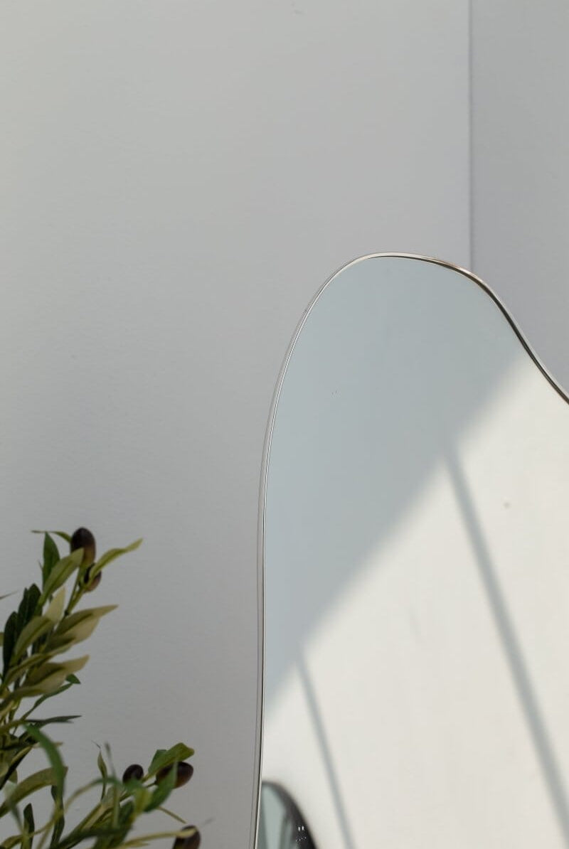Odessa Irregular Silver Fr Mirror with Back LED (2 Sizes) Homekode
