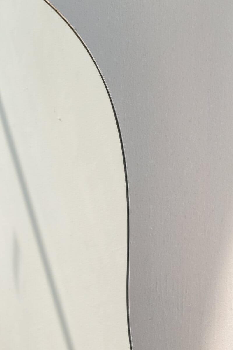 Odessa Irregular Silver Fr Mirror with Back LED (2 Sizes) Homekode