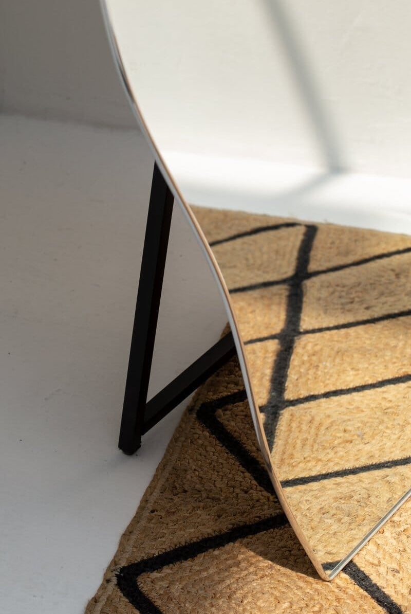 Odessa Irregular Silver Fr Mirror with Back LED (2 Sizes) Homekode