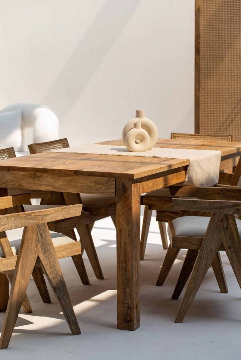 Savannah Mango Wood Dining Table (2 Sizes) Homekode