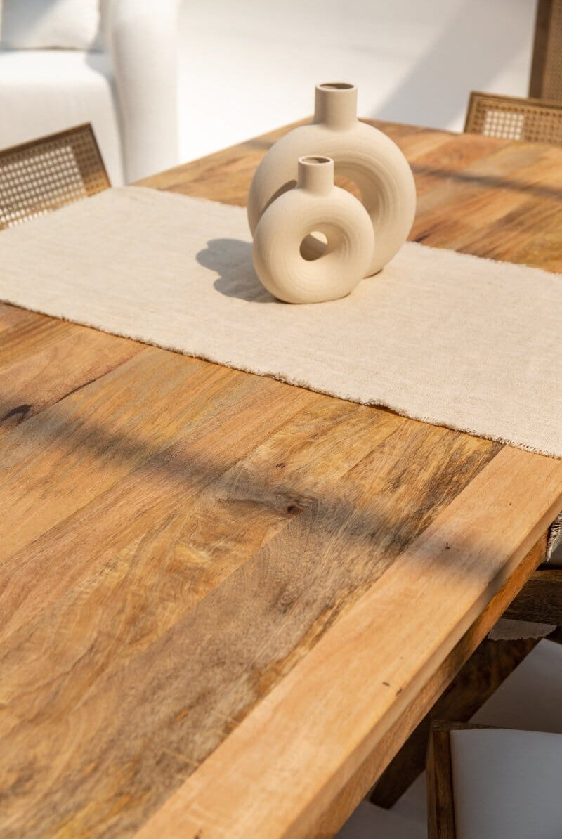 Savannah Mango Wood Dining Table (2 Sizes) Homekode
